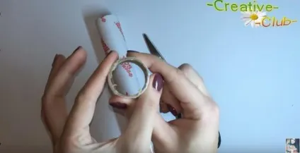 Капелюшок з картону і тканини своїми руками (картону) Капелюшок з картону і тканини своїми руками