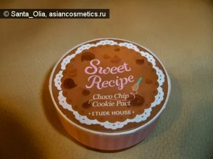 Шоколадна - пудра sweet recipe choko chip cookie pact від etude house (recipe) Шоколадна - пудра sweet recipe choko chip cookie pact від etude house
