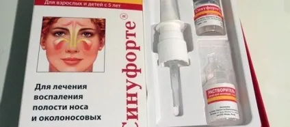 Сінуфорте при гаймориті застосування, відгуки, інструкція (розуміти правильно проводити) Сінуфорте при гаймориті застосування, відгуки, інструкція