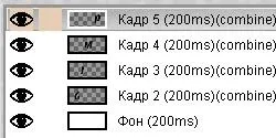 Створення анімації в gimp