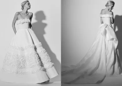 Весільна колекція carolina herrera 2018 фото нових моделей суконь і костюмів (весільна колекція carolina herrera 2018 нова фото моделі тенденції мода Еррера пишні короткі красиві костюми) Весільна колекція carolina herrera 2018 фото нових моделей суконь і костюмів