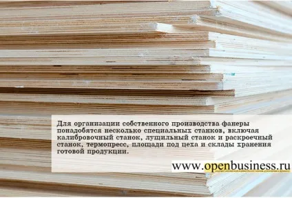 Свій бізнес виробництво фанери (виробництво) Свій бізнес виробництво фанери