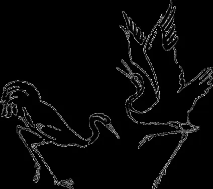 Танець журавлів ~ картини китайських художників (художників) Танець журавлів ~ картини китайських художників