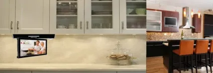 Телевізор на кухні фото на стіні, жк, кутова, дизайн, як розмістити, відгуки, настінний білий, з (стіні) Телевізор на кухні фото на стіні, жк, кутова, дизайн, як розмістити, відгуки, настінний білий, з