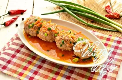 Тефтелі з підливою на сковороді рецепт з фото (рецепт) Тефтелі з підливою на сковороді рецепт з фото