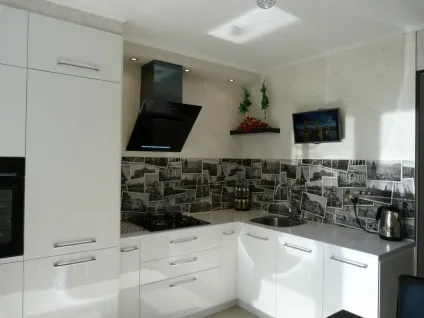 Телевізор на кухні куди і як встановити, правила вибору, розмір, фото, дизайн кухні, інтер'єр, (розмір телевізора на кухні) Телевізор на кухні куди і як встановити, правила вибору, розмір, фото, дизайн кухні, інтер'єр,