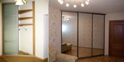 Кутовий шафа купе види, розміри, планування, фото