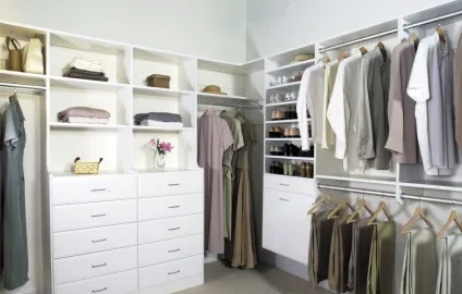 Кутова гардеробна шафа в спальні, фото дизайну кімнати, системи і куточки, проекти для маленьких (кутова гардеробна) Кутова гардеробна шафа в спальні, фото дизайну кімнати, системи і куточки, проекти для маленьких