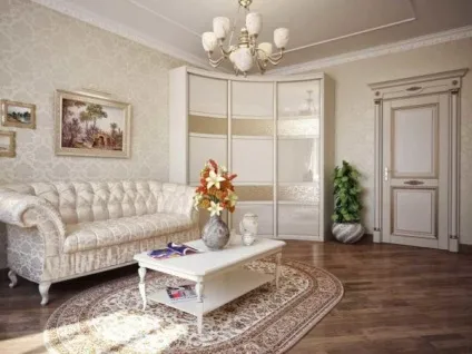 Кутовий шафа купе види, розміри, планування, фото