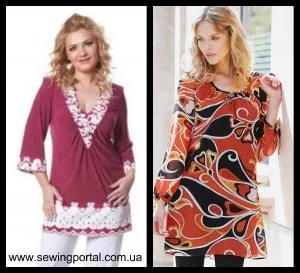 Універсальна форма туніки безкоштовно своїми руками, sewing portal