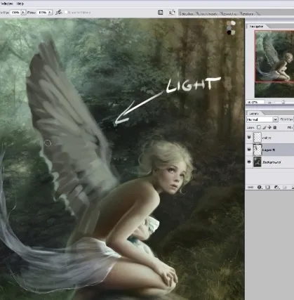 Урок photoshop малюємо крила ангела, photoshop painter - трохи про все (пір'я) Урок photoshop малюємо крила ангела, photoshop painter - трохи про все