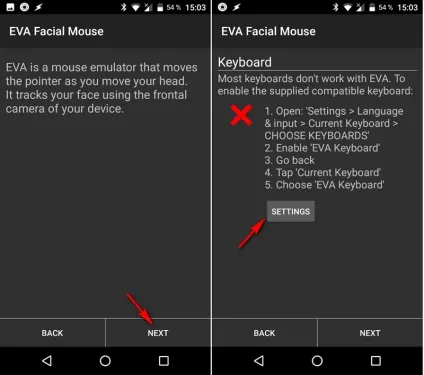 Управляємо android планшетом, смартфоном на інший пристрій без рук, одними рухами голови,