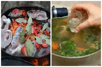 Юшка на костре- нюанси і рецепт приготування (вогнищі) Юшка на костре- нюанси і рецепт приготування