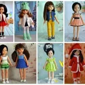 Викрійки одягу для ляльки bratz (як зшити) Викрійки одягу для ляльки bratz