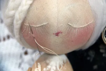 Вишиваємо особа ляльці - ярмарок майстрів - ручна робота, handmade (льон) Вишиваємо особа ляльці - ярмарок майстрів - ручна робота, handmade