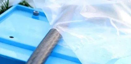 Водний матрац в саду