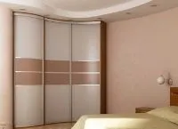 Вбудований кутовий шафа-купе