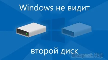 Windows не бачить другий жорсткий диск (жорсткий) Windows не бачить другий жорсткий диск