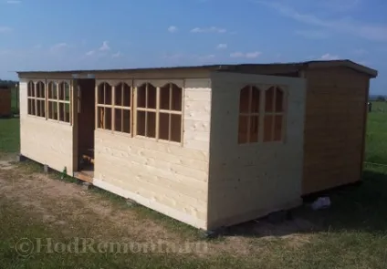 Закрита веранда своїми руками