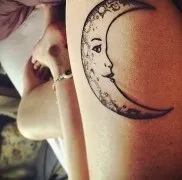 Значення тату місяць сенс, історія, фото (тату) Значення тату місяць сенс, історія, фото