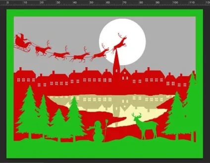 3D картина тінню і світлом своїми руками, indycraft
