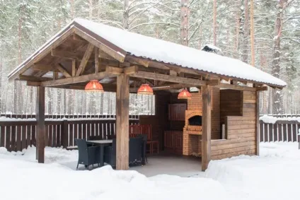 Альтанка з каміном фото (каміном) Альтанка з каміном фото