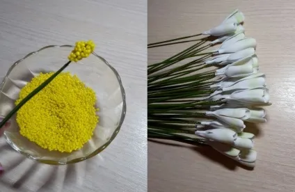 Букет підсніжників весняна казка своїми руками (своїми) Букет підсніжників весняна казка своїми руками