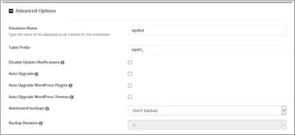Cpanel установка wordpress
