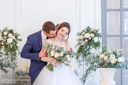 Студійні весільна фотосесія