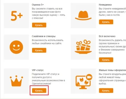 Що таке vip-статус в однокласниках (vip-статус) Що таке vip-статус в однокласниках