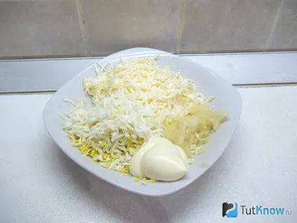 Рецепт часникова закуска з помідорів і сиру (закуска з помідорів) Рецепт часникова закуска з помідорів і сиру
