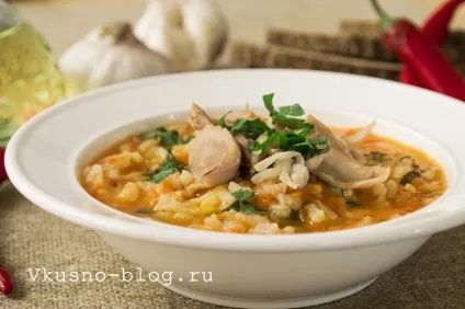 Домашній суп харчо з курки (харчо) Домашній суп харчо з курки