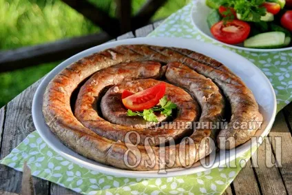 Домашня ковбаса зі свинини в кишках рецепт з фото (свинини) Домашня ковбаса зі свинини в кишках рецепт з фото