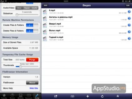 Filebrowser дивимося на ipad кіно з nas або time capsule - проект appstudio (filebrowser) Filebrowser дивимося на ipad кіно з nas або time capsule - проект appstudio