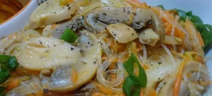Фунчоза по-корейськи - рецепти салату з морквою, овочами, м'ясом (по-корейськи) Фунчоза по-корейськи - рецепти салату з морквою, овочами, м'ясом