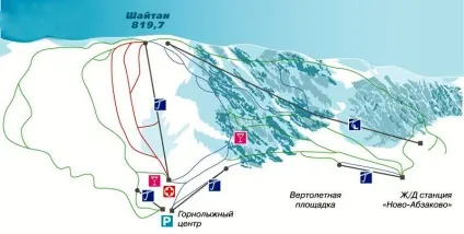 Гірськолижний курорт Абзаково, Україна як дістатися (дістатися) Гірськолижний курорт Абзаково, Україна як дістатися