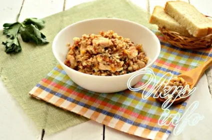 Гречка з куркою рецепт з фото (гречка) Гречка з куркою рецепт з фото