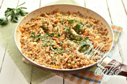 Гречка з куркою рецепт з фото (рецепт) Гречка з куркою рецепт з фото