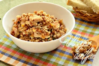 Гречка з куркою рецепт з фото (куркою) Гречка з куркою рецепт з фото