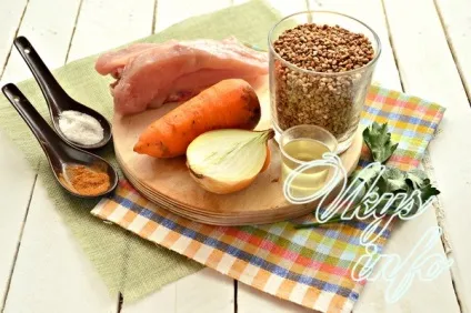 Гречка з куркою рецепт з фото (куркою) Гречка з куркою рецепт з фото