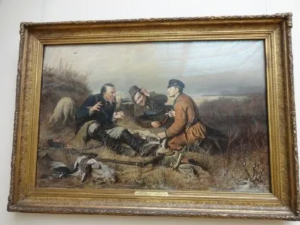Відомі картини Третьяковки, легким на підйом ( «Ранок сосновому лісі») Відомі картини Третьяковки, легким на підйом