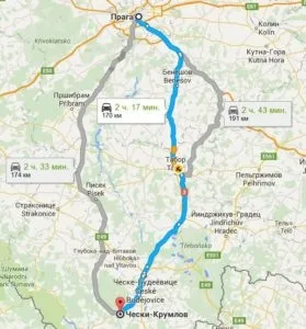 Як дістатися з Праги в Крумлов самостійно (Крумлов) Як дістатися з Праги в Крумлов самостійно
