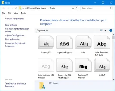 Як змінити розмір тексту і шрифти в windows 10 (розмір тексту) Як змінити розмір тексту і шрифти в windows 10
