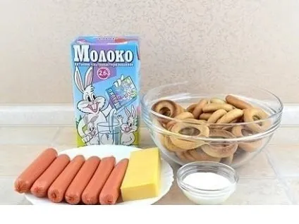 Як приготувати сосиски в мікрохвильовці 1 (всипте грамів борошна) Як приготувати сосиски в мікрохвильовці 1