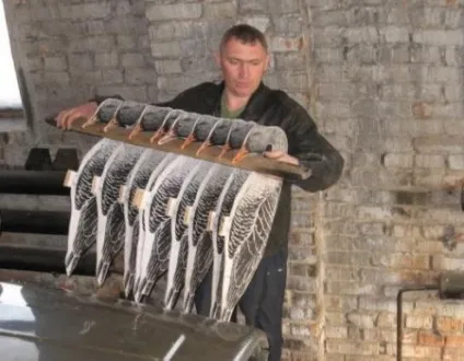Як розфарбувати профілю гусей