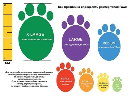 Гумові чобітки для собак pawz