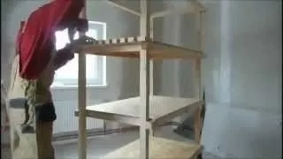 Як зробити стелаж з бруса своїми руками (своїми руками) Як зробити стелаж з бруса своїми руками