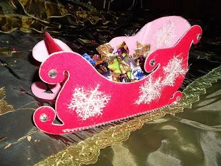 Як зробити конфетніцу - сани Діда Мороза - своїми руками (своїми руками) Як зробити конфетніцу - сани Діда Мороза - своїми руками