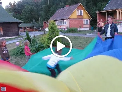 Як зробити парашут з тканини для дітей (піднімають опускають парашут) Як зробити парашут з тканини для дітей