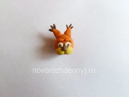 Як зліпити білку з пластиліну, білка з пластиліну поетапно, догляд за новонародженим